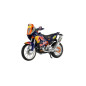 Motorka Bburago KTM 450 Rally (Dakar Rally) kov/plast 12cm v krabičke 17x11x7cm