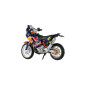 Motorka Bburago KTM 450 Rally (Dakar Rally) kov/plast 12cm v krabičke 17x11x7cm