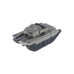 Transformer tank/robot plast 14cm na zotrvačník 3 farby 9ks v boxe