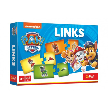 Hra Links skladačka Tlapková patrola/Paw Patrol 14 párov vzdelávacia hra v krabici 21x14x4cm