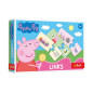 Hra Links skladačka Prasiatko Peppa / Peppa Pig 14 párov vzdelávacia hra v krabici 21x14x4cm