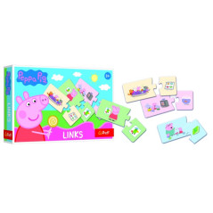 Hra Links skladačka Prasiatko Peppa / Peppa Pig 14 párov vzdelávacia hra v krabici 21x14x4cm