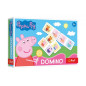 Domino papierové Prasiatko Peppa / Peppa Pig 21 kartičiek spoločenská hra v krabici 21x14x4cm