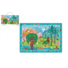 Puzzle Priatelia z lesa 45x31cm 80 dielikov v krabici 25x16x6,5cm