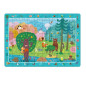 Puzzle Priatelia z lesa 45x31cm 80 dielikov v krabici 25x16x6,5cm