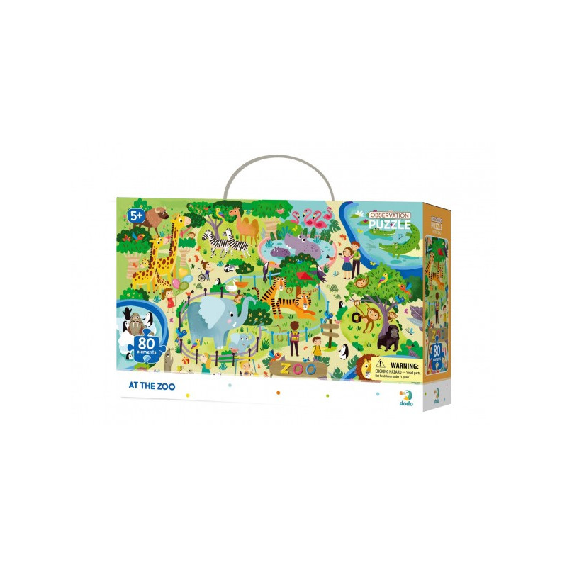 Puzzle V Zoo 45x31cm 80 dielikov v krabici 25x16x6,5cm