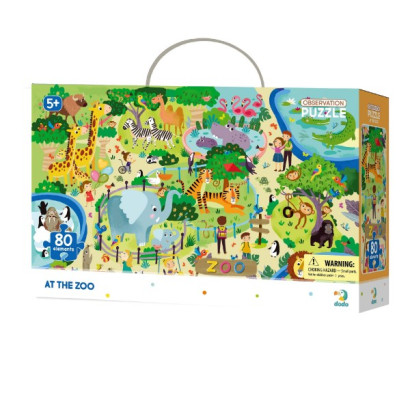 Puzzle V Zoo 45x31cm 80 dielikov v krabici 25x16x6,5cm