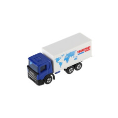 Auto nákladné Welly Scania kov/plast 7,5cm 6 druhov v krabičke 10,5x4x4cm 36ks v boxe