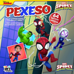 Pexeso v zošite 64ks Spidey 21,5x21,5cm