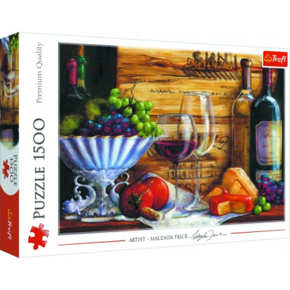 Puzzle Na vinici 85x58cm 1500 dielikov v krabici 40x27x6cm