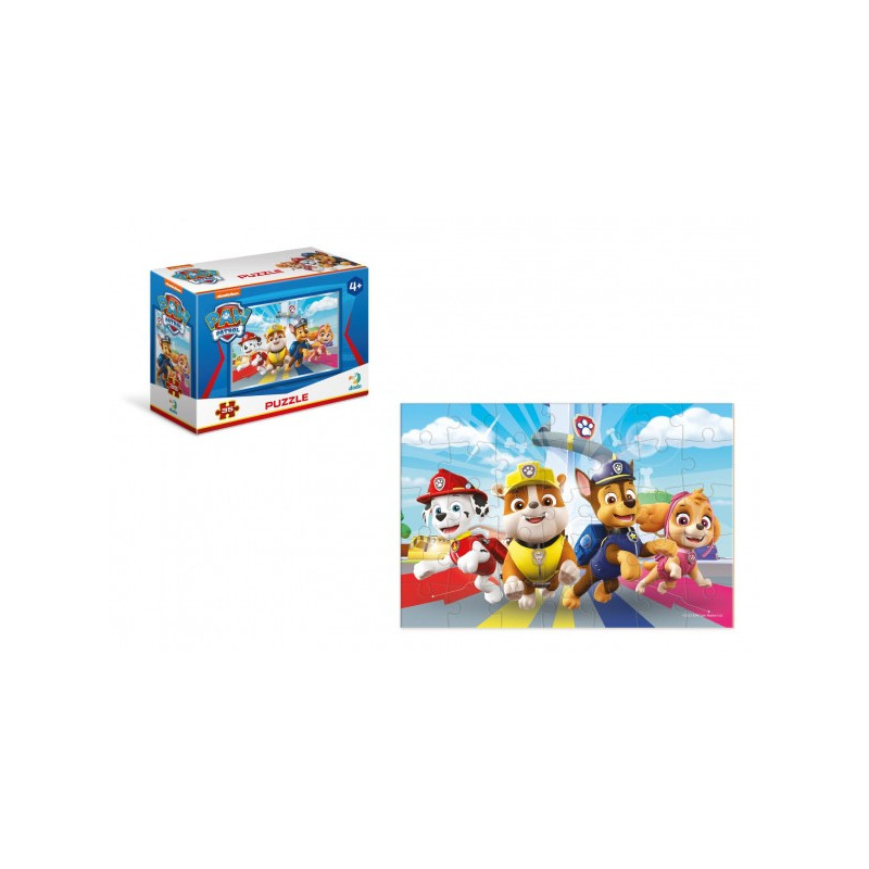 Minipuzzle Tlapková patrola/ Paw Patrol 35 dielikov v krabičke 9x6,5x3cm