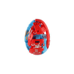 Dinosaurus/robot skladacie vajcia plast 11cm vo fólii 4 farby 12ks v boxe