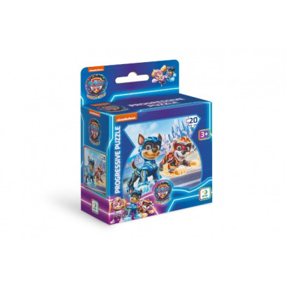 Puzzle Tlapková patrola / Paw Patrol 22x22cm 20 dielikov v krabičke 10x13x5cm