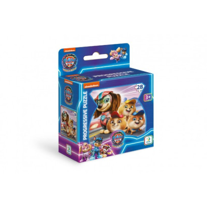 Puzzle Tlapková patrola / Paw Patrol 22x22cm 28 dielikov v krabičke 10x13x5cm