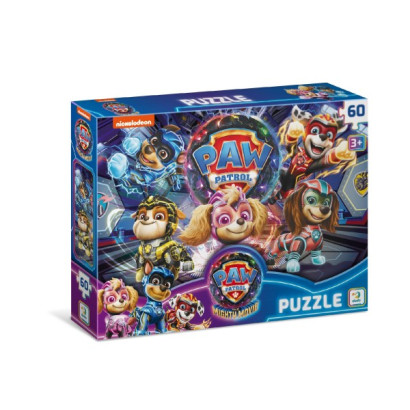 Puzzle Tlapková patrola / Paw Patrol 23x32cm 60 dielikov v krabičke 15x18x6cm