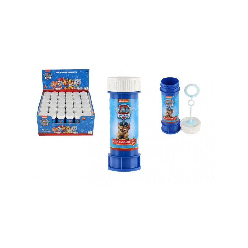 Bublifuk 60ml Tlapková patrola / Paw patrol 10,5 cm 36ks v boxe