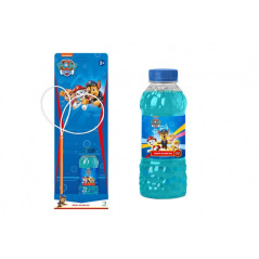 Bublifuk Tlapková patrola/Paw Patrol súprava na tvorbu bublín + náplň 0,45L na karte 15x42x12cm