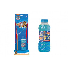 Bublifuk Tlapková patrola/Paw Patrol súprava na tvorbu bublín + náplň 0,45L na karte 15x42x12cm