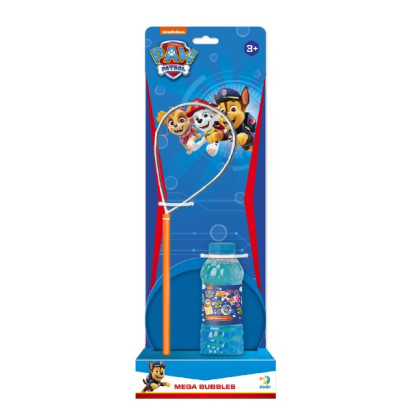 Bublifuk Tlapková patrola/Paw Patrol súprava na tvorbu bublín + náplň 0,45L na karte 15x42x12cm