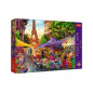 Puzzle Premium Plus - Čajový čas: Kvetinový trh, Paríž 1000 dielikov 68,3x48cm v krabici 40x27x6cm