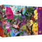 Puzzle Premium Plus - Čajový čas: Záhrada kolibríkov 1000 dielikov 68,3x48cm v krabici 40x27x6cm