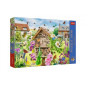 Puzzle Premium Plus - Čajový čas: Domček pre včielky 1000 dielikov 68,3x48cm v krabici 40x27x6cm