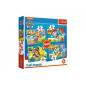 Puzzle 4v1 Šteňatá v behu Tlapková patrola / Paw Patrol 28,5 x20, 5cm v krabici 28x28x6cm