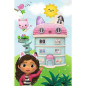 Minipuzzle 54 dielikov S Gabby je vždy sranda/Gabby´s Dollhouse 4 druhy v krab. 6,5x9cm 40ks v boxe