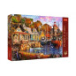 Puzzle Premium Plus - Čajový čas: Prímorský prístav 1000 dielikov 68,3x48cm v krabici 40x27x6cm