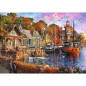 Puzzle Premium Plus - Čajový čas: Prímorský prístav 1000 dielikov 68,3x48cm v krabici 40x27x6cm