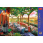 Puzzle Premium Plus - Čajový čas: Talianska vinica 1000 dielikov 68,3x48cm v krabici 40x27x6cm