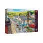 Puzzle Premium Plus - Čajový čas: Vlaková stanica 1000 dielikov 68,3x48cm v krabici 40x27x6cm