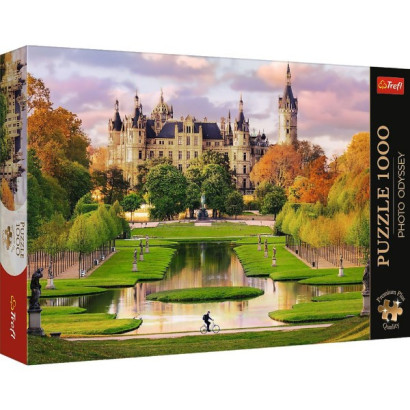 Puzzle Premium Plus - Photo Odyssey: Zámok Schwerin, Nemecko 1000 dielikov 68,3x48cm v krab 40x27cm