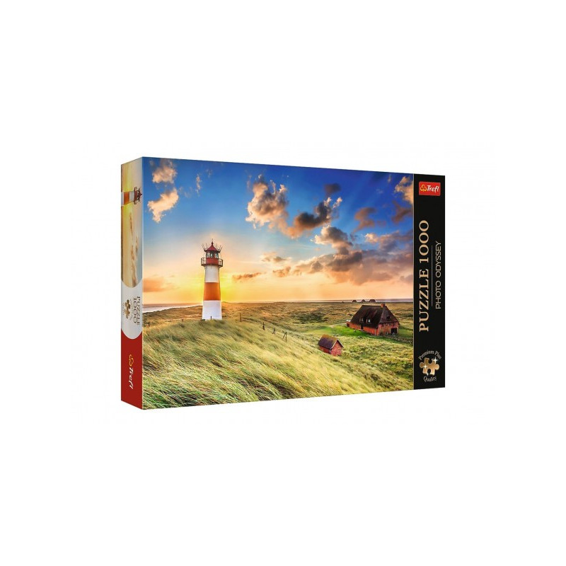 Puzzle Premium Plus - Photo Odyssey: Maják List-Ost, Nemecko 1000 dielikov 68,3x48cm v krab 40x27cm