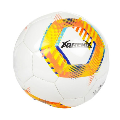 Lopta futbalová 23cm vel. 5 šitá 4 farby v sáčku