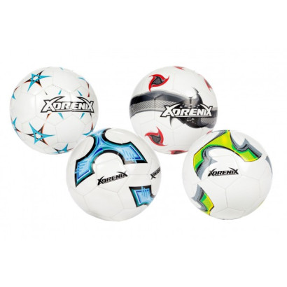 Lopta futbalová 23cm vel. 5 šitá 2 farby v sáčku