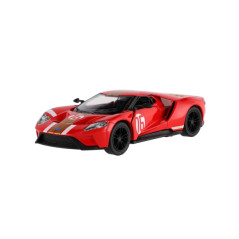 Auto Kinsmart Ford GT 1:38 12,5cm kov/plast 3 farby na spätné natiahnutie 12ks v boxu