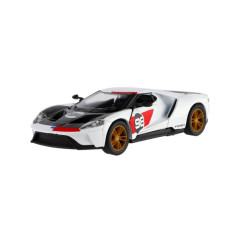 Auto Kinsmart Ford GT 1:38 12,5cm kov/plast 3 farby na spätné natiahnutie 12ks v boxu