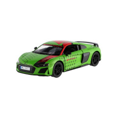 Auto Kinsmart 2020 Audi R8 Coupé 1:36 kov/plast 12,5 cm 4 farby na spätné natiahnutie 12ks v boxe