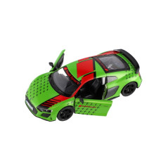 Auto Kinsmart 2020 Audi R8 Coupé 1:36 kov/plast 12,5 cm 4 farby na spätné natiahnutie 12ks v boxe