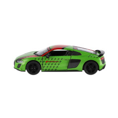 Auto Kinsmart 2020 Audi R8 Coupé 1:36 kov/plast 12,5 cm 4 farby na spätné natiahnutie 12ks v boxe