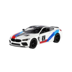 Auto Kinsmart BMW M8 Competition Coupé 1:38 kov/plast 12,5cm 4 farby na spätné natiahnutie 12ks v bo