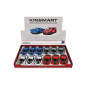 Auto Kinsmart 2024 Ford Mustang Dark Horse 1:38 kov/plast 12,5 cm 4 farby na spätné nat. 12ks v boxu