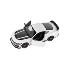 Auto Kinsmart 2024 Ford Mustang Dark Horse 1:38 kov/plast 12,5 cm 4 farby na spätné nat. 12ks v boxu