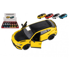 Auto Kinsmart Lamborghini Urus Performante 1:40 kov/plast 12,5 cm 4 farby na spätné nat. 12ks v boxe