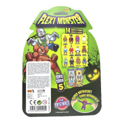 Flexi Monster strašidelné figúrky série 5 naťahovací silikón 14cm mix druhov na karte 16,5x23,5cm