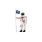 Sada vesmír 6ks kov/plast astronaut, raketoplán s doplnkami v krabičce 25x17x4,5cm