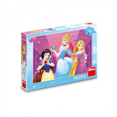 Puzzle Disney Odvážne princezné 24 dielikov 26x18cm v krabici 27x19x4cm