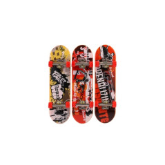 Skateboard prstový skrutkovací s rampou plast na karte 20x29x7cm