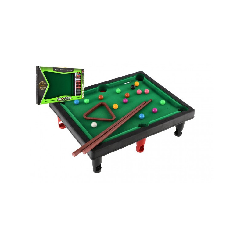 Kulečník/Billiard mini detský 33x26cm v krabici 44x27x3cm